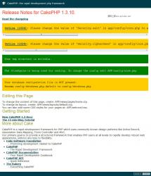 CakePHP 2.10.6 ʾͼ