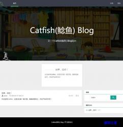 Catfish() Blogϵͳ 1.2.0 ʾͼ